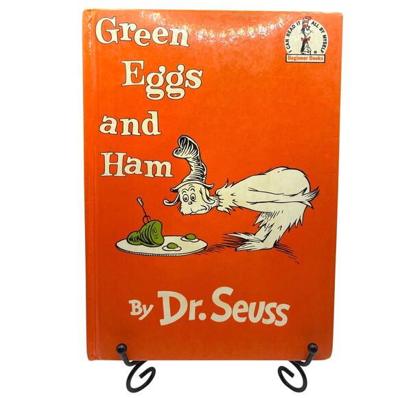 Vintage 1988 Green Eggs and Ham Book by Dr. Seuss, Hardcover - Picture 1 of 5